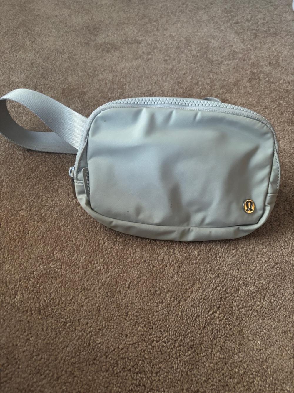 lululemon athletica Light Gray Waist Sling Bag
